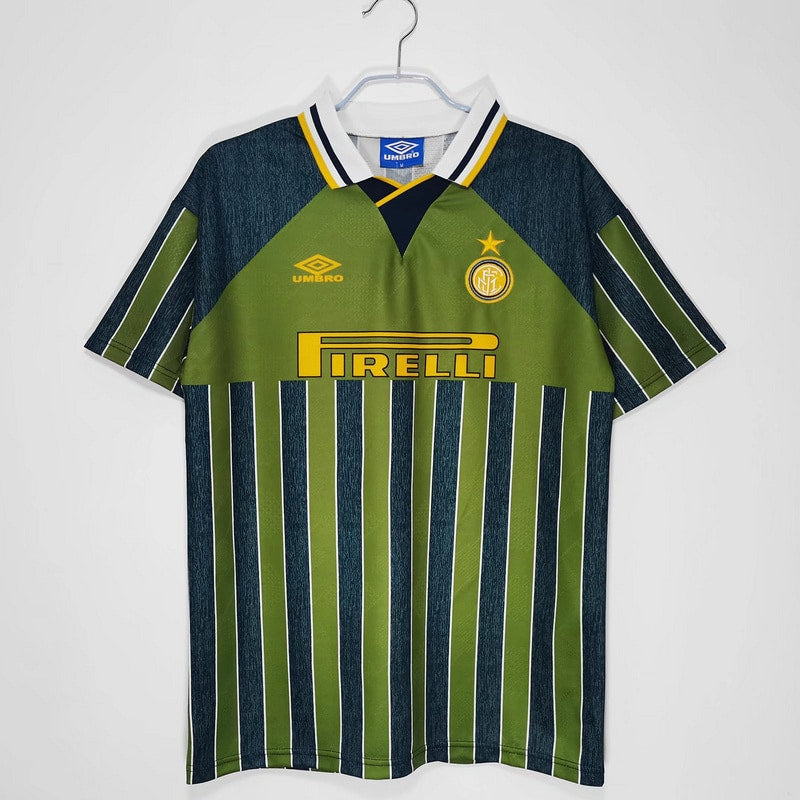 Camiseta retro de visitante del Inter de Milán 1995-96