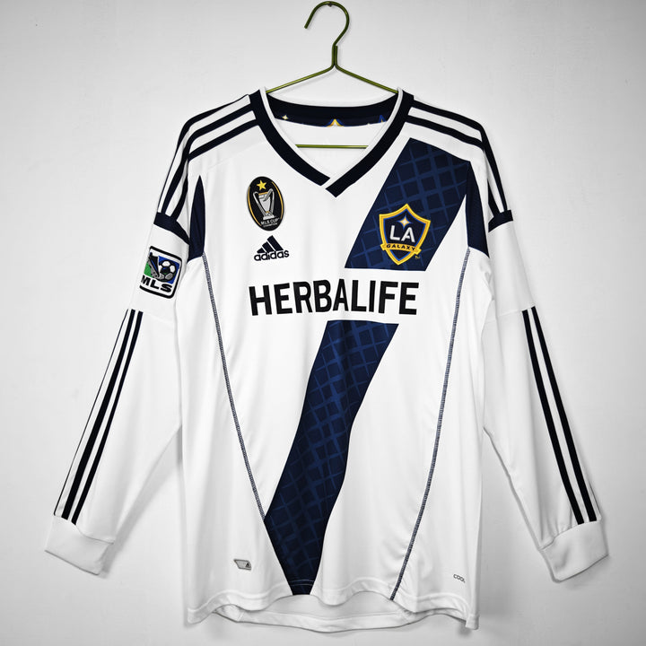 Camiseta retro de local de Los Ángeles Galaxy 2012 - Manga larga