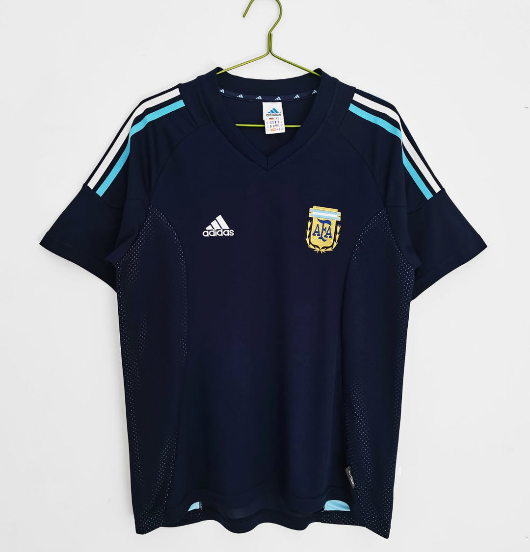 Camiseta retro visitante de Argentina 2002