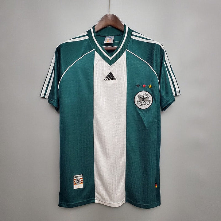 Camiseta retro de visitante de Alemania 1998