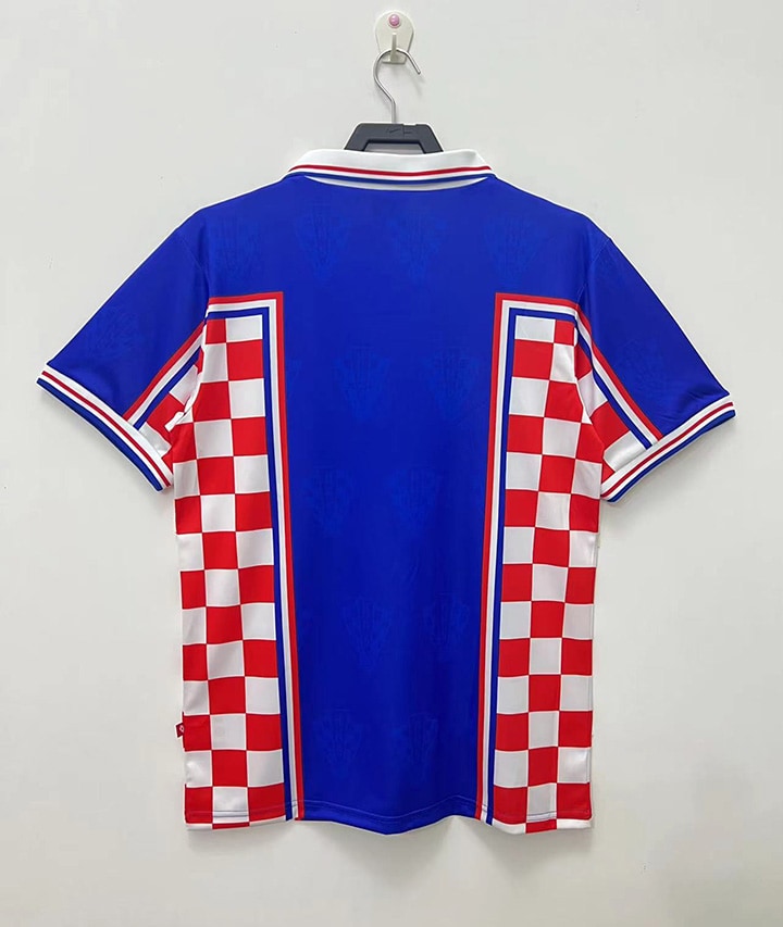 Camiseta retro de visitante de Croacia 1998