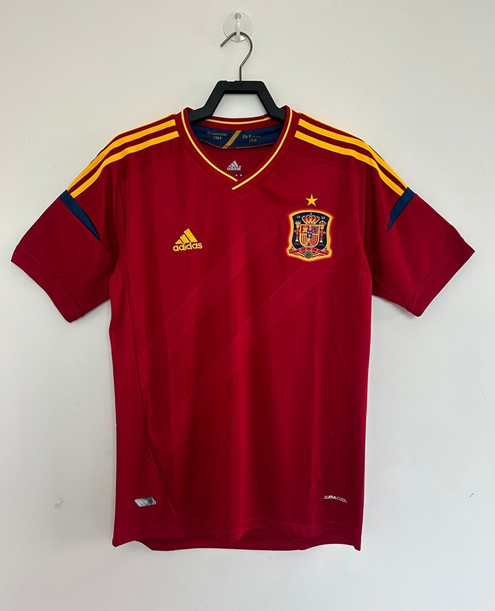 Camiseta retro de visitante de España 2012