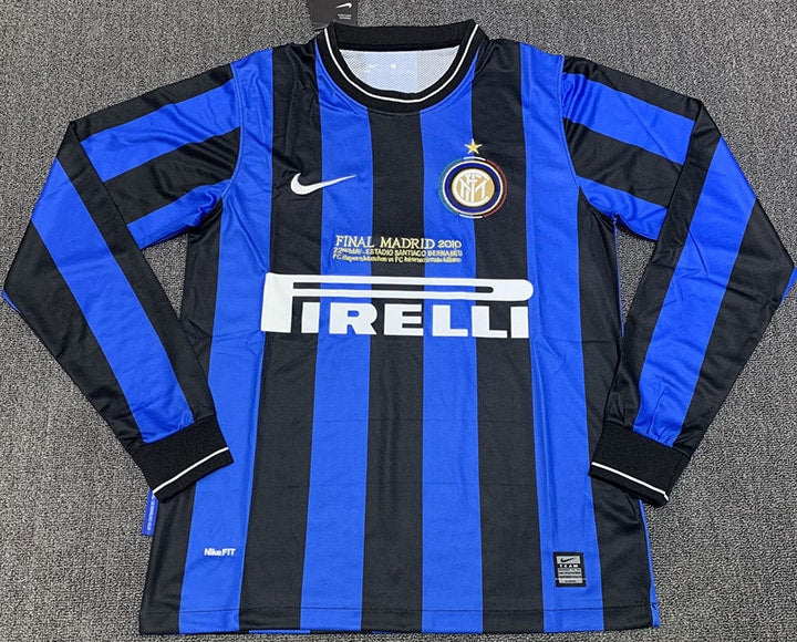 Camiseta retro de manga larga del Inter de Milán 2010